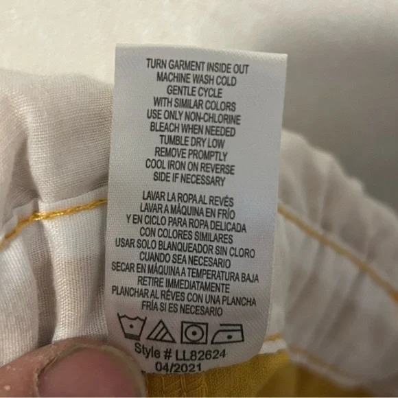 No Brand Girls Boho mustard overalls